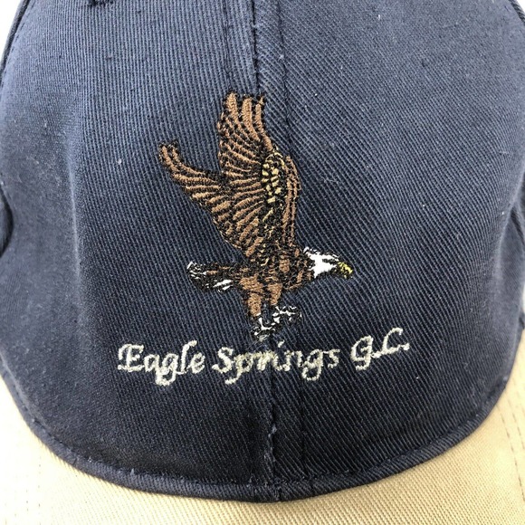 EAGLE SPRINGS GC HAT CAP ADJUSTABLE ONE SIZE FITS MOST STRAP BACK OSF DISCOLORED - Picture 5 of 16